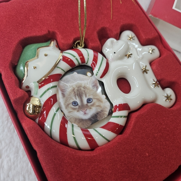 Cat Christmas Ornament Lenox Christmas Ornament or Magnet New#Cat #Christmas - Picture 3 of 7